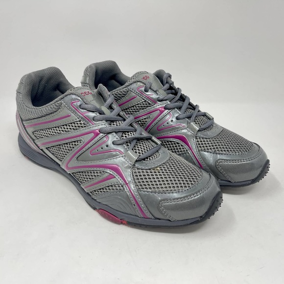 Ecco Training Sneakers Womens Sz 9 Gray Purple 1030:S1378 - Picture 7 of 12